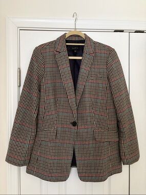 Talbots Houndstooth Blazer